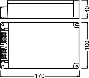 ไดรเวอร์ LED กันน้ำ Inventronics 200W 150-1050mA กระแสคงที่ OT 200/170-240/1A0 4DIM NFCG3CE - Product Image 3