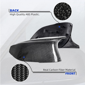 Couvercle de rétroviseur en Fiber de carbone pour Infiniti Q50, ensemble complet de coque de protection avec ruban adhésif ou vis, Installation par vis - Product Image 3