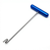Décrocheur de hameçons en forme de T, extracteur de hameçons en acier avec poignée en alliage d'aluminium pour la pêche en eau salée