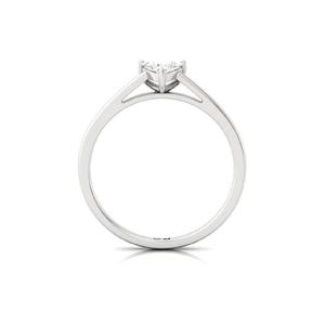 Bague solitaire de luxe en or massif plaqué 10 carats avec diamant de laboratoire taille trilène coloré fantaisie pour femme, idéale pour fiançailles, mariage et anniversaire - Product Image 4