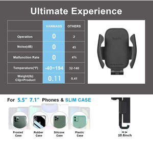 ที่ชาร์จโทรศัพท์มือถือแบบไร้สายสำหรับ <span class=keywords><strong>Tesla</strong></span> รุ่น3รุ่นตัว Y คลิปยึดโทรศัพท์มือถือแบบปลอดภัยขาตั้งเงียบ - Product Image 5