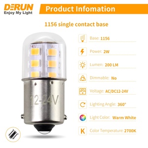 Mini <span class=keywords><strong>ampoule</strong></span> LED T17 12V 24V 2W BA15S BA15D, clignotants, lumières de lecture, éclairage de navigation, LED-MINI-BA15S - Product Image 3