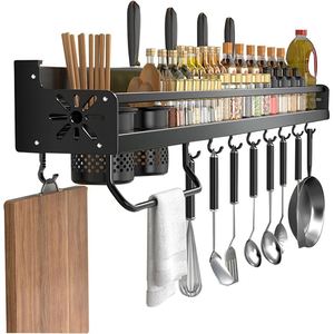 Support de rangement multifonctionnel pour couteaux, baguettes et ustensiles de cuisine - Product Image 1