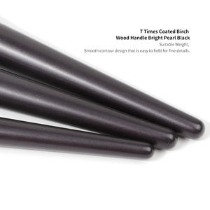 وصل حديثًا مخصص علامة تجارية خاصة عالية الجودة 12 فرش مكياج احترافية نباتية مع شعار مخصص فاخر لاستخدام الوجه - Product Image 6