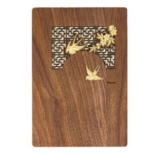 Wooden Notebook Light Luxury Wood Grain Unbound Custom Printed Logo <b>Notepad</b> <b>A5</b> Retro Creative Gift Box for Teachers - Product Image 5