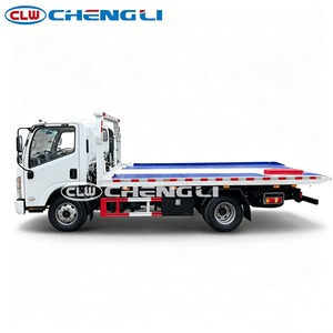 Isuzu 4x2 2 Axle 5.2m Hydraulic Rollback Flatbed <b>Tow</b> <b>Truck</b> One <b>Tow</b> Two <b>Wrecker</b> With Hydraulic Winch For Road Breakdown Vehicle - Product Image 2