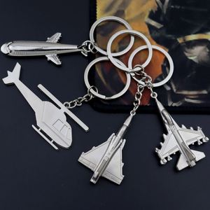 High Quality 3D Metal Model Airplane Aircraft <b>Key</b> <b>Chains</b> for Women Men Charm Pendants Car Keyring Keychain Jewelry Creative Gift - Product Image 3