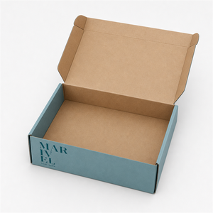 Boîtes d'expédition personnalisées en kraft avec laminage mat auto-scellant pour produits de soin de la peau, emballages pour marques en ligne, boîtes d'expédition pour cosmétiques - Product Image 2