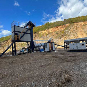 Drum terus-menerus campuran tanaman aspal 40ton ALT40 tanaman penambal aspal di Bosnia Herzegovina - Product Image 6