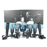 BETADMK7 XLR BAND Drum Kit Microphone kit d'instrument microphone Avec Deux BETA57A Four BETA56A One BETA52A