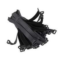 Sangle de fixation réglable à boucle auto-agrippante pour outils de carrelage céramique, attache-câble réutilisable pour l'organisation de stockage de marchandises en extérieur