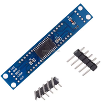 Plantilla de pantalla de tubo MAX7219 de 7 segmentos y 8 dígitos, microcontrolador compatible con módulo de Control en cascada para Arduino MCU/51/AVR/STM32