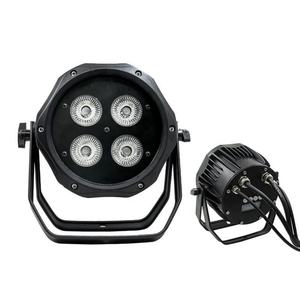 Projecteur PAR LED plat étanche 4x18W RGBWA UV en aluminium moulé sous pression avec zoom - Product Image 1