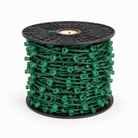500FT 1000FT Lichterketten-Spule mit 12" 15" Lampenabstandshalter für C7 und C9 Weihnachtsbeleuchtung