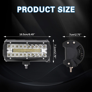 12V 24V Super Bright 7inch 138W Spot <strong>Light</strong> <strong>LED</strong> <strong>Light</strong> <strong>Bar</strong> <strong>LED</strong> Work <strong>Light</strong> <strong>Bar</strong> for Tractor Offroad Boat Car Truck - Product Image 2