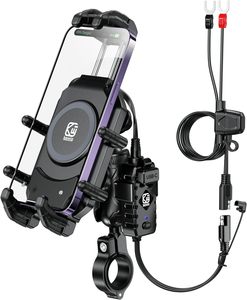 Giá đỡ điện thoại đa năng, chống nước, linh hoạt, gắn tay lái xe máy, kiểu X, hộp đựng đồ thể thao, hộp chứa nước - Product Image 1