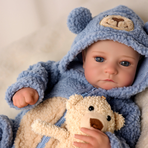 Poupée bébé garçon réaliste Aiden de 20 pouces, corps en tissu doux, bébé nouveau-né réaliste, cadeau de naissance pour enfants, OEM ODM en gros - Product Image 2