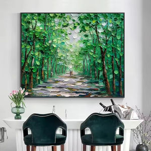 Lienzo de Ciudad de lluvia abstracta gris, paisaje urbano, pintura acrílica, pared de salón, vida <span class=keywords><strong>del</strong></span> <span class=keywords><strong>artista</strong></span> - Product Image 5