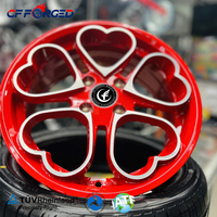Jantes en alliage forgées sur mesure CF Custom Heart Design Unique 20 21 pouces 5x112 2 pièces légères haute performance pour BMW M4 M3