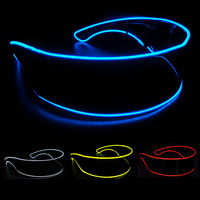 Lunettes de soleil lumineuses LED multicolores créatives pour les fêtes de Noël et du Nouvel An