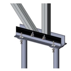 Système de montage solaire en acier et aluminium pour carport photovoltaïque, traitement de surface anodisé - Product Image 3