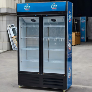 Réfrigérateur commercial vertical à porte vitrée pour boissons, équipement de réfrigération pour supermarchés - Product Image 2