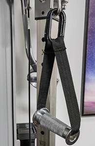 <strong>Flying</strong> Bird Clip for Fitness Aluminum Alloy Cone Rope Grip Chest Handle for Biceps Curl Triceps Downward <strong>Press</strong> Metallic - Product Image 6