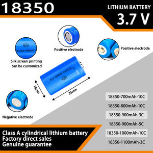 סוללה 18350 l-ion סוללה נטענת מטען ליתיום-<span class=keywords><strong>3.7v</strong></span> סוללת כוח 18350 - Product Image 3