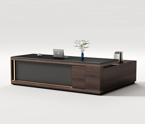 Tùy Chỉnh Bằng Gỗ Nhà Đồ Nội Thất Văn Phòng Máy Tính Bàn Sang Trọng Hiện Đại Nhà Bàn Văn Phòng Với Ngăn Kéo - Product Image 4