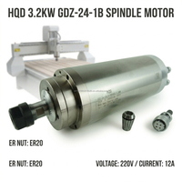 Le moteur de broche JLE Cnc Tech Hqd 3.2Kw offre un kit de moteur de broche miniature pour l'assemblage du roulement et du rotor du moteur de broche CNC.