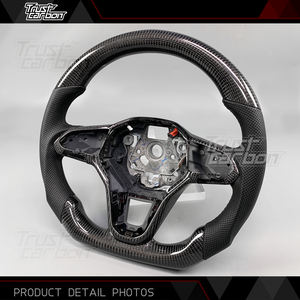 Volant sport en fibre de carbone personnalisé pour Volkswagen Golf MK8 Passat 2020-2025 Atlas Jetta GTI GTD GLI ID4 Tera T-ROC - Product Image 5