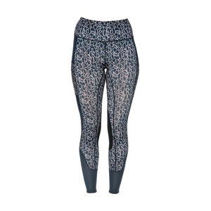 Leggings d'équitation pour femmes PIHA SPORT, sur mesure, avec assise en silicone intégral, antibactériens, respirants, en tissu Spandex/Polyester, ajustés. - Product Image 1