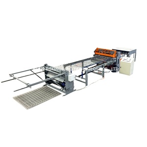 Línea de soldadura de construcción completamente automática Bc Panel Valla Malla de alambre de punto Soldado que forma la máquina para malla <span class=keywords><strong>Fra</strong></span> proporcionada <span class=keywords><strong>3</strong></span> - 6 Mm 22T - Product Image 1