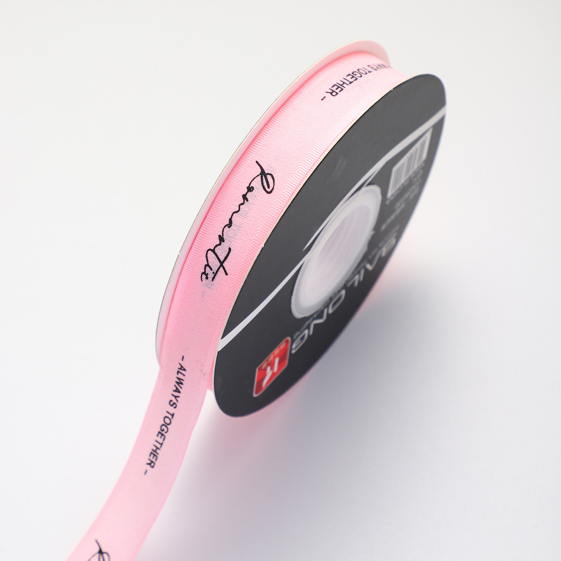 Ruban de fil de lin rose clair de 2,0 cm [20 yards]