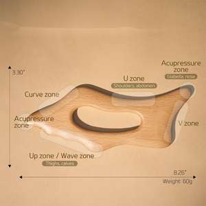 Gua Sha de madera de haya portátil de primera calidad: escultor corporal para aliviar los músculos tensos y la circulación facial/corporal - Product Image 3