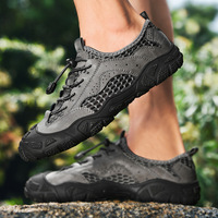 Chaussures de randonnée pour hommes à lacets rapides, respirantes, antidérapantes, résistantes à l'usure, pour la montagne, vente en gros ODM