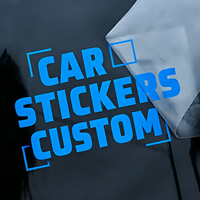 Autocollant de voiture en vinyle personnalisé, autocollant de pare-chocs, autocollant de voiture pour fenêtre de voiture, résistant à l'eau, résistant aux UV, design de logo 3D