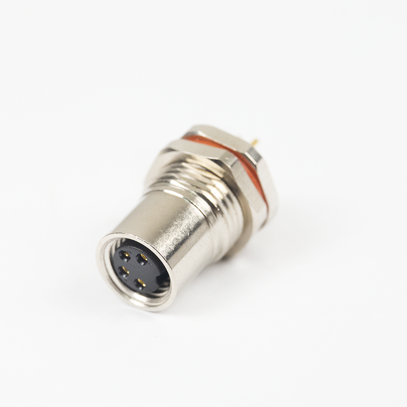 M8 Straight Back Panel Mount Socket