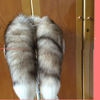 Nouveau style col châle pour femme, col en fourrure de renard véritable 100% de luxe, écharpe d'hiver Followmee, écologique, respirante, fourrure longue