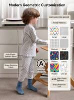 Vêtements de nuit pour garçons et filles en gros, 95,5% coton, 4,5% élasthanne, différentes couleurs, ensemble de pyjama doux et confortable, prêt à être expédié