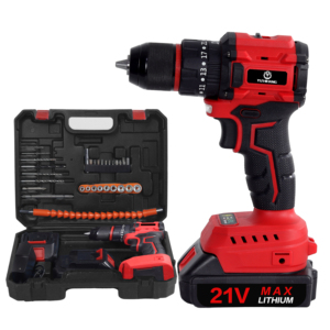 ชุดสว่านไร้สายขนาดเล็ก 21V OEM แบบมัลติฟังก์ชั่น แบตเตอรี่ลิเธียมแบบชาร์จได้ ปรับความเร็วได้ พร้อมมอเตอร์แบบแปรงถ่าน - Product Image 1