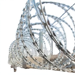 Rongbang High Quality Galvanized Iron <b>Wire</b> Barbed <b>Wire</b> <b>Mesh</b> Fence Roll /500m - Product Image 3