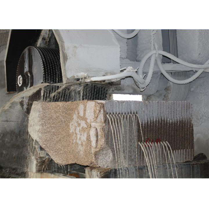 Automatic Guide Column Stone Cutter Multi-Blade Hydraulic PLC Industrial Marble Granite Block Cutting Machine