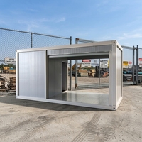 Caseta de Seguridad Prefabricada, Caseta de Guardia para Obras de Construcción, Contenedor Modular, Sala de Control de Acceso para Campamentos de Ingeniería
