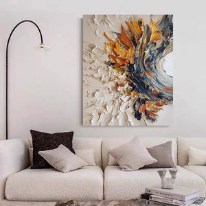 Peinture à l'huile abstraite originale Chengxiang, peinte à la main, rectangulaire, sans cadre, texture tridimensionnelle, pour salon - Product Image 4