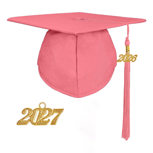 Chapeau <span class=keywords><strong>de</strong></span> remise <span class=keywords><strong>de</strong></span> diplôme classique noir mat tissé carré avec gland, haute qualité, 100 % polyester, unisexe, pour adultes, école - Product Image 6