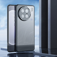 Sarung pelindung kamera Matte, pelindung kamera PC TPU keras tahan guncangan untuk Vivo X90 Pro 100 Pro transparan S16 V30E