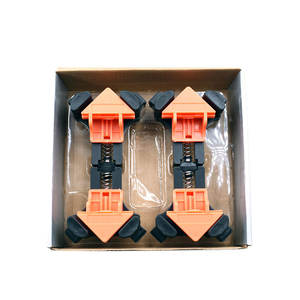 Ensemble de 4 pinces à angle droit pour perçage de cadres photo, outils d'installation rapide à 90 degrés pour le travail du bois - Product Image 4