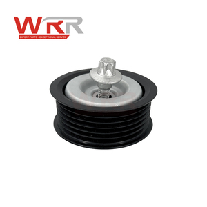 0002021619 0002021419 ลูกรอกสายพานขับสำหรับรถเบนซ์ W212 W204 C300 E350 ชิ้นส่วนล้อนำทางสายพานเครื่องยนต์แบบเรียบ - Product Image 5