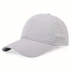 Casquette de baseball unisexe imperméable à séchage rapide, découpée au laser et perforée, pour hommes, vente en gros fabricant - Product Image 4